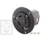Ac Works Flanged Locking Inlet, L5-30R, 30 A, 125V AC, Screw Terminals, Black ASOUL530R - alternate 5